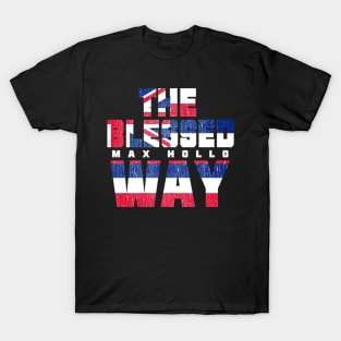 The Blessed Way Max Holloway Art Hawaiian Flag T-Shirt